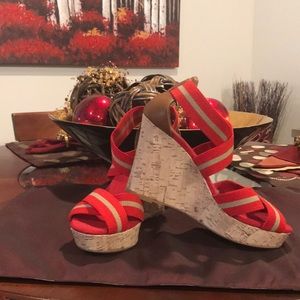 Merona platform cork sandals